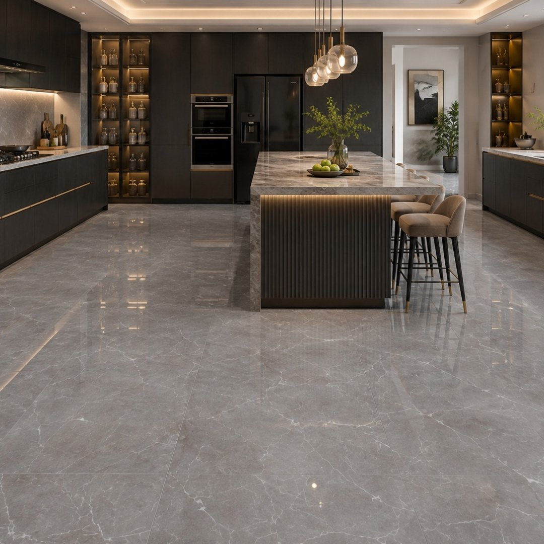 AL En Mika Grey Marble & Stone - My Home Studio